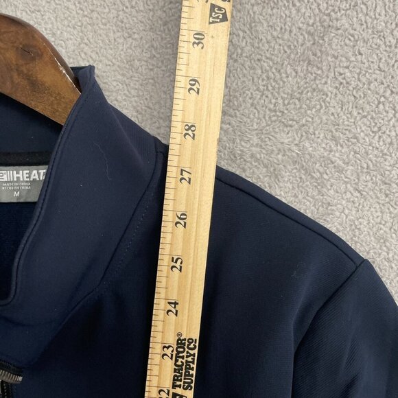 NEW 32 Degrees Heat Men's M Navy Full-Zip Jacket Polyester Lightweight Outerwear - Picture 4 of 9